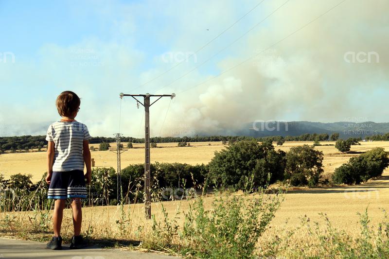 Els incendis forestals disparen les trucades al 112 a la Catalunya Central el 2025