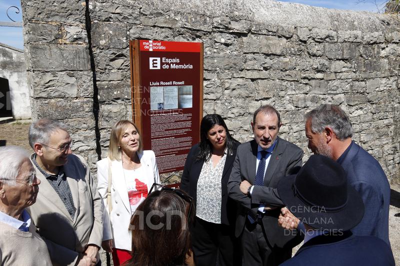 El combatent antifeixista Lluís Rosell rep el primer homenatge públic a Sant Guim de la Rabassa, el seu poble natal