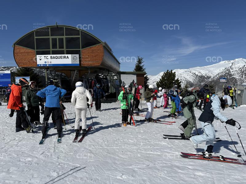 Baqueira Beret tancarà la temporada amb 129 dies d'esquí i més d'un milió de forfets venuts