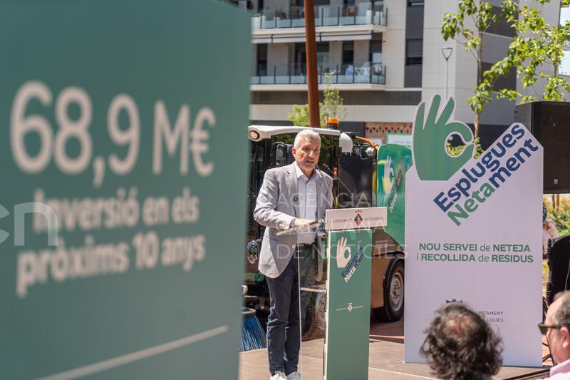 Esplugues posa en marxa un nou sistema de neteja i recollida de residus amb una inversió de 70 MEUR en 10 anys