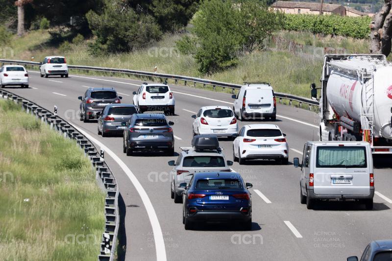 El 36% dels vehicles previstos han tornat a l’àrea metropolitana de Barcelona en l’operació tornada de la Segona Pasqua 