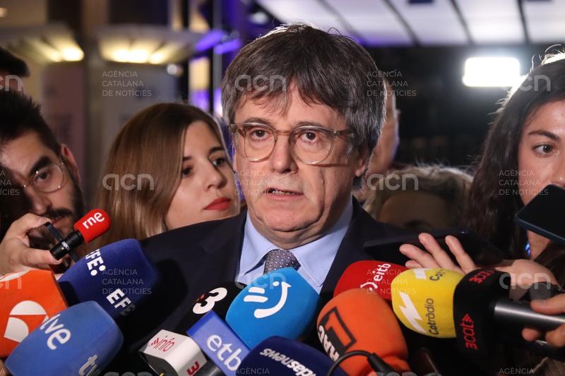 Puigdemont veu la sentència del TJUE com una "victòria rotunda" però avisa que "el camí de la repressió no s'ha acabat"