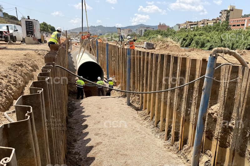 El Govern manté el calendari d'obres de la canonada que abastirà l'àrea metropolitana i estarà acabada aquest any