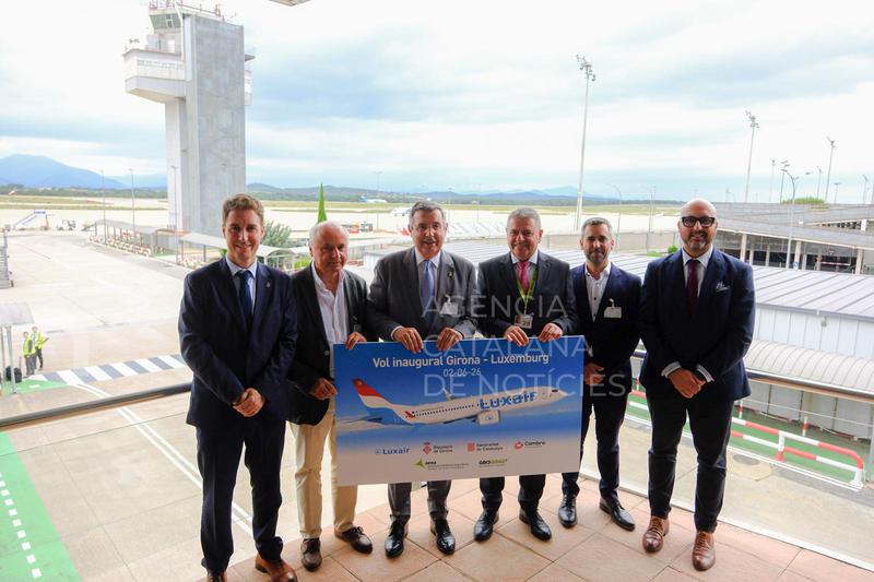 L'Aeroport de Girona estrena la primera connexió en vol regular amb Luxemburg