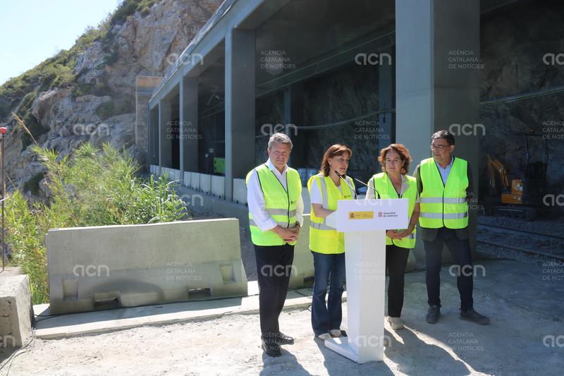 Les obres als túnels del Garraf finalitzaran el 8 de juny i el servei ferroviari es restablirà “en pocs dies”