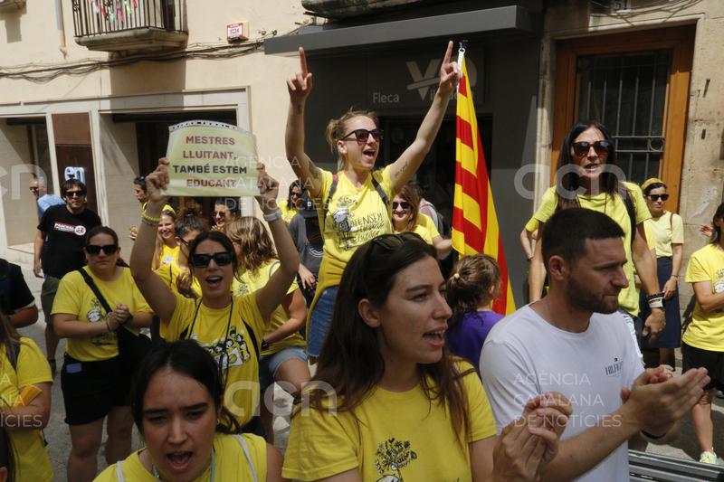 Educació xifra en un 8,57% el seguiment de la vaga de docents a Lleida i l'Alt Pirineu i Aran