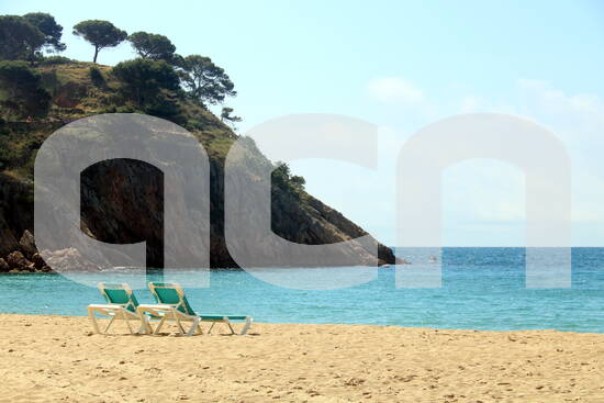 Palamós prohibirà el bany a la platja de Castell mentre durin les obres de reparació de la canonada d'aigües residuals