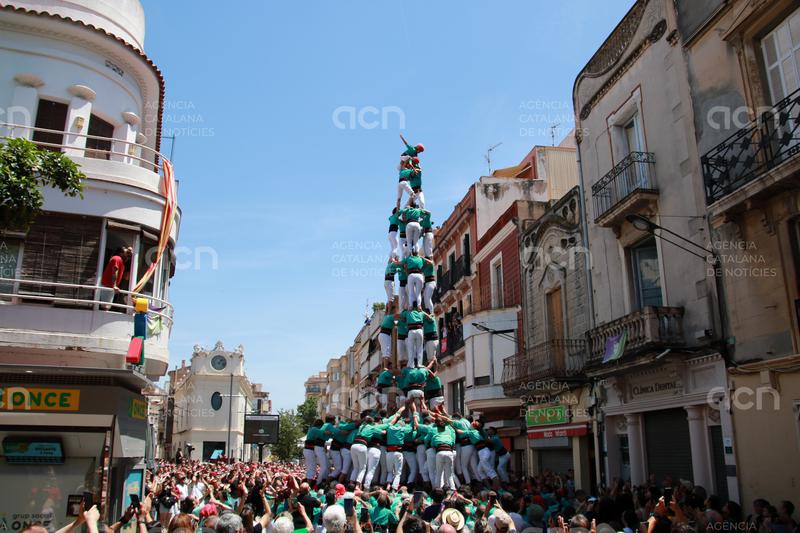 Els Verds fan el 4d9 amb agulla i el pilar de 8 en una diada de gamma extra de les colles campiones al Vendrell
