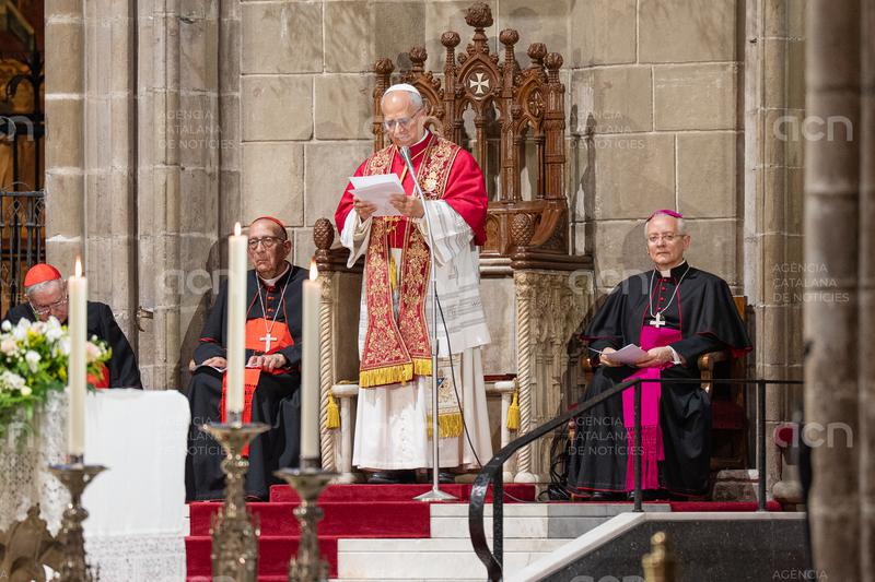 Lleó XIV fa la seva primera homilia a Catalunya a la catedral de Barcelona amb alguns fragments en català