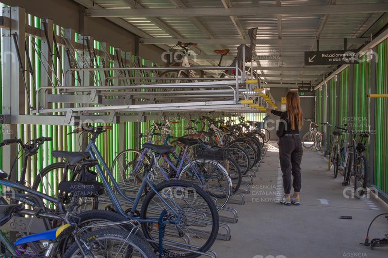 L'aparcament tancat de bicicletes de Girona incrementa un 74% el nombre d'usuaris en un any i ja supera els 400