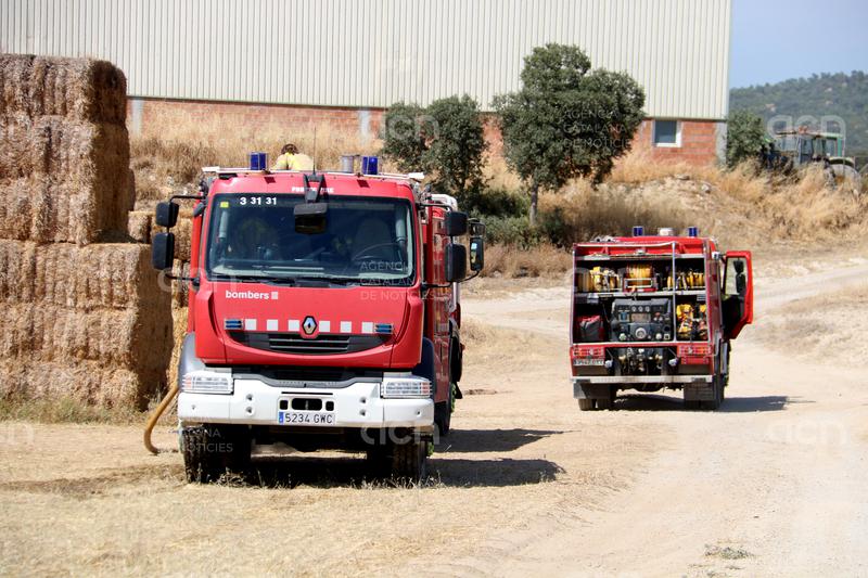 Diumenge amb perill molt alt d'incendi forestal a 30 municipis del centre i oest de Catalunya