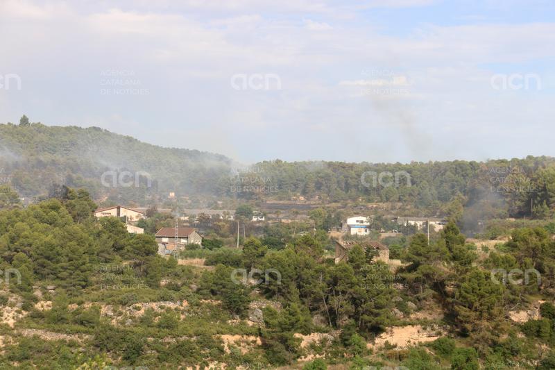 Estabilitzat l'incendi de Cervià de les Garrigues, que ha cremat almenys 33 hectàrees de vegetació