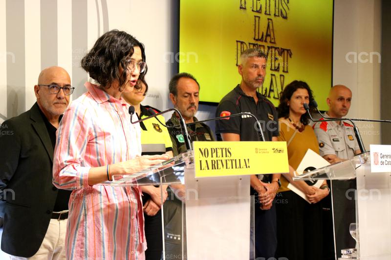 Parlon diu que els incendis del cap de setmana fan “estar alerta” de cara a la celebració de la revetlla de Sant Joan