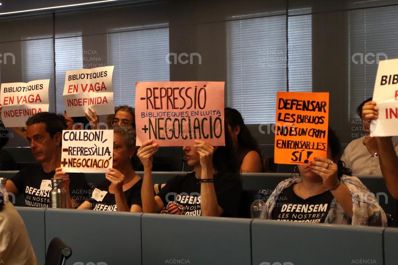 Marcé nega "immobilisme" i defensa que cal arribar a acords amb el sector de les biblioteques