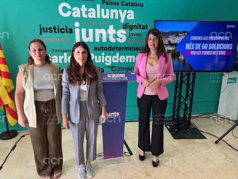 Junts presenta 63 esmenes per a les Terres de l'Ebre als pressupostos de la Generalitat