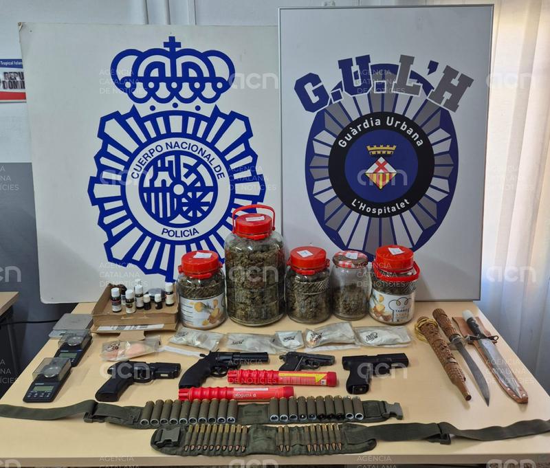Un detingut en la desarticulació d’un punt de venda de droga a l’Hospitalet de Llobregat
