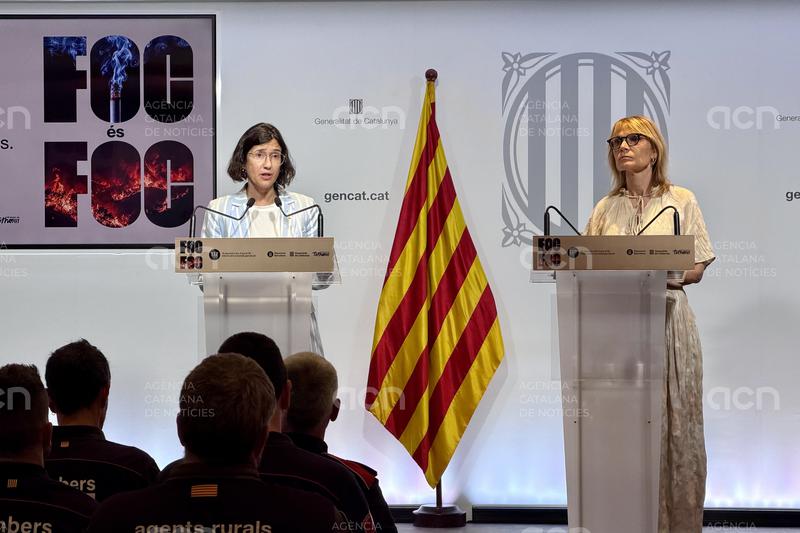 Parlon i Ordeig apel·len a la "corresponsabilitat ciutadana" davant una situació de risc d'incendi forestal "extrema"
