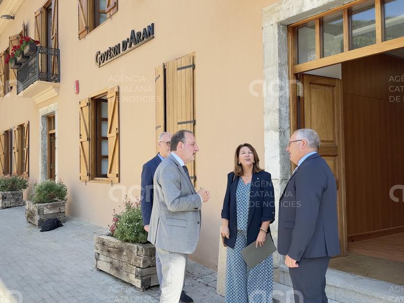 Espadaler proposa crear la primera agrupació d’Oficines de Justícia de la Val d’Aran