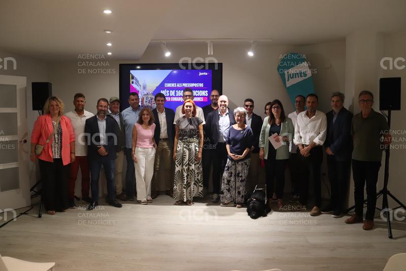 Junts presenta 164 esmenes als pressupostos de la Generalitat a la demarcació de Girona