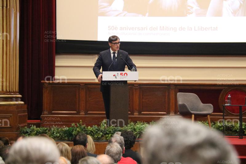 Illa reivindica el Míting de la Llibertat davant dels “extremistes” que s’alimenten de les desigualtats