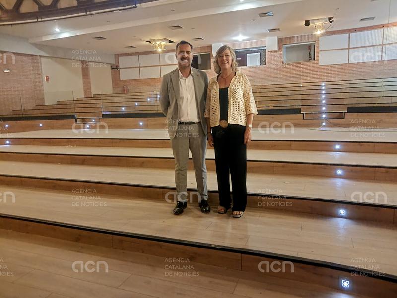 L'Ajuntament de Tortosa ultima la renovació de l'Auditori Felip Pedrell amb les obres de la graderia de la sala gran