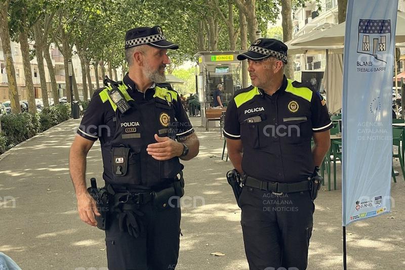 La Policia Local de Blanes posa 39 denúncies en un dispositiu al barri de la Plantera