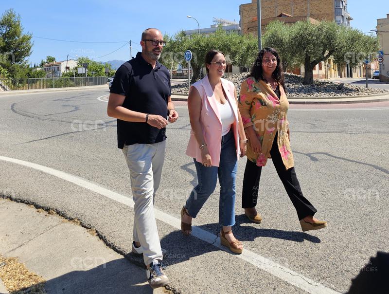 Comencen les obres per millorar la seguretat a la carretera entre Roquetes i el Mas de Barberans