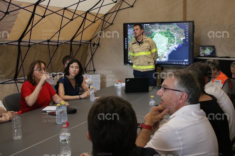 L'incendi de la Bisbal afecta una superfície de 1.800 hectàrees
