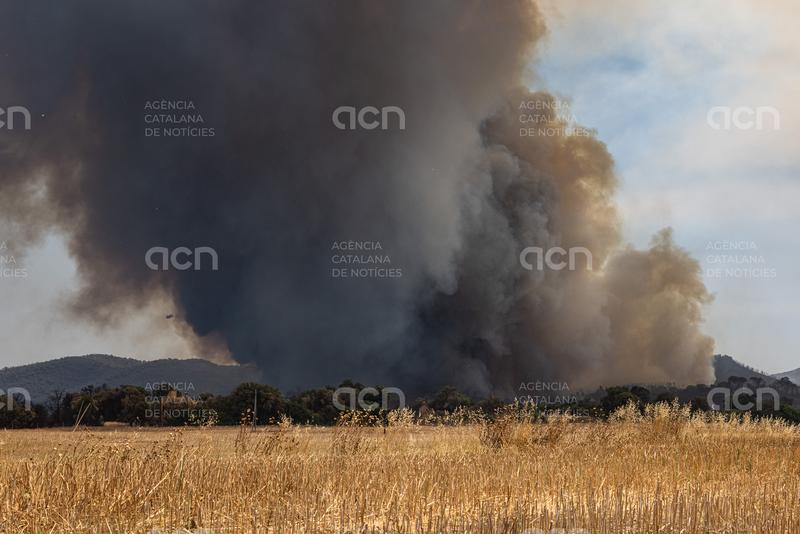 Voluntaris de Cruïlles rescaten més d'un centenar d'animals que estaven en zones properes a l'incendi