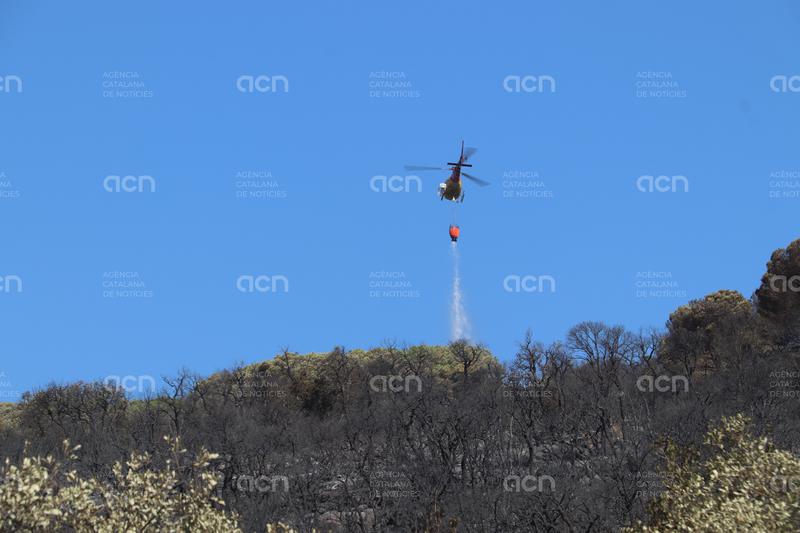 Els veïns de Calonge mantenen "la tensió i l'angoixa" per les revifades de l'incendi