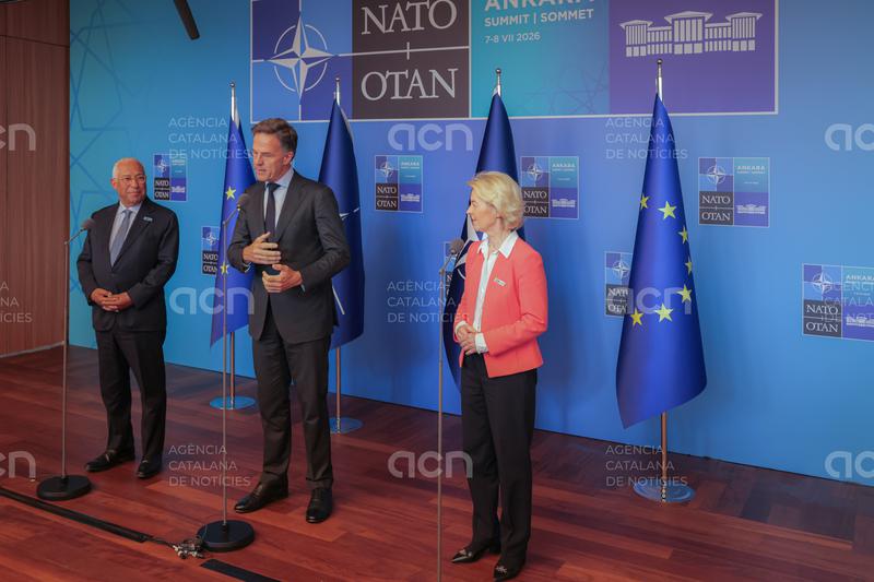 Costa i Von der Leyen defensen a la cimera de l'OTAN que els aliats europeus han invertit "intensament" en defensa