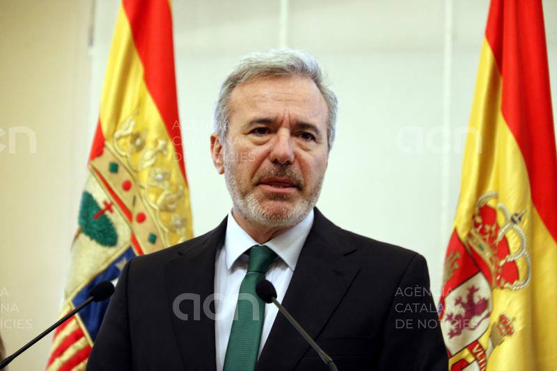 Azcón, sobre Sixena: "S'ha d'executar la sentència i qui no col·labori en l'execució pot tenir responsabilitats penals"