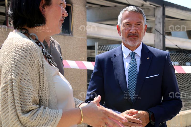 El Govern "acompanyarà" les empreses afectades pel foc de l'Anoia per reprendre l'activitat "al més aviat possible" 