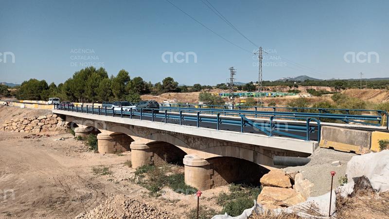 Acaba l'eixamplament del pont de la T-324 entre Benissanet i Móra d'Ebre i es reobre al trànsit