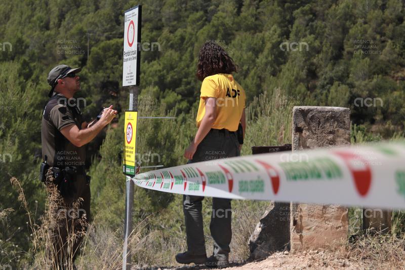 S’eleven a nou els espais naturals tancats per risc extrem d’incendis, amb la inclusió de la Serra de Montsant