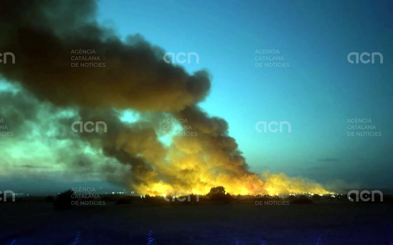 Confinen Verdú, Tàrrega, Vilagrassa, Granyanella i la Vila de Mas Bondia per una represa de l'incendi de Guimerà