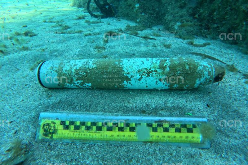 Detonen un projectil d'aviació francès localitzat a cala Tavellera, al Port de la Selva