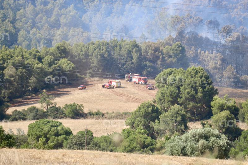 Els Agents Rurals confirmen que l'incendi de Sentmenat es va originar en una màquina que es va encendre
