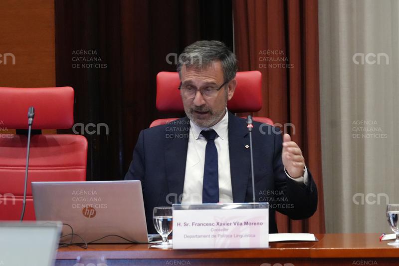 Vila fa un balanç "positiu" del Pacte Nacional per la Llengua: "6 de cada 10 mesures s'han pogut executar"