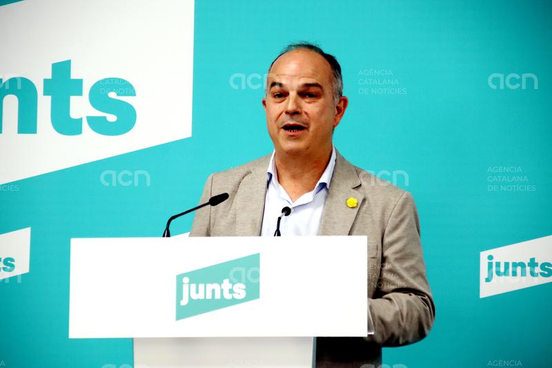 Turull argumenta que Puigdemont no ha comparegut per no generar expectatives: "No és la victòria definitiva"
