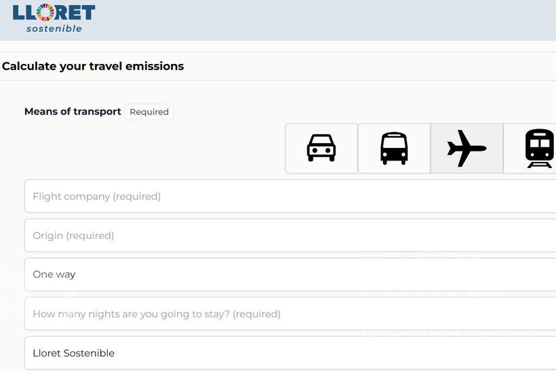 Lloret de Mar crea una calculadora de petjada de carboni i proposa als visitants compensar-la amb projectes locals
