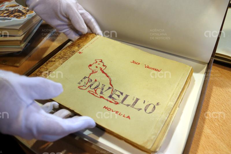 El mecanoscrit original de ‘Rovelló’ o cartes a Pedrolo i Maria Rúbies, tresors amagats al Fons Vallverdú de la UdL