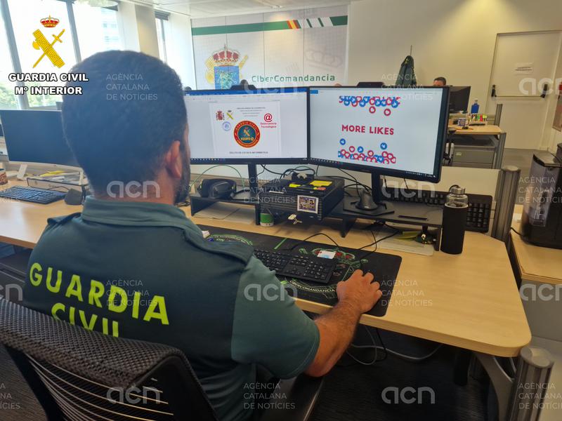 La Guàrdia Civil investiga un nou cas de "l'estafa dels likes" amb un resident de Tarragona com a presumpte autor