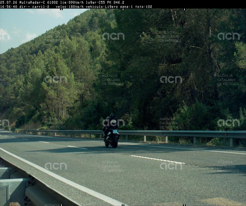 Denunciat un motorista per circular a 180 km/h a la C-55, al Bages