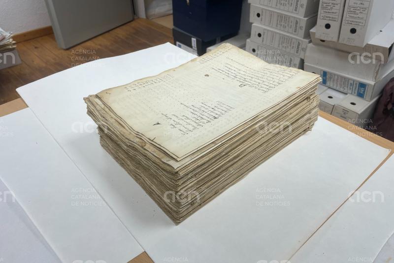 Palafrugell restaura un manuscrit de 1.200 pàgines amb informació des del segle XV