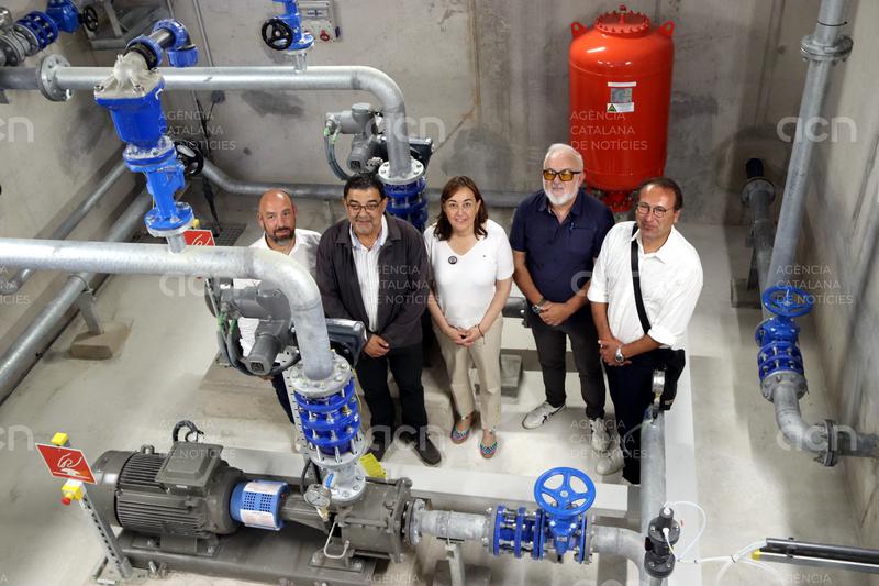 Cabrera d'Anoia posa fi als problemes d'aigua amb la inauguració de la connexió al sistema Ter-Llobregat