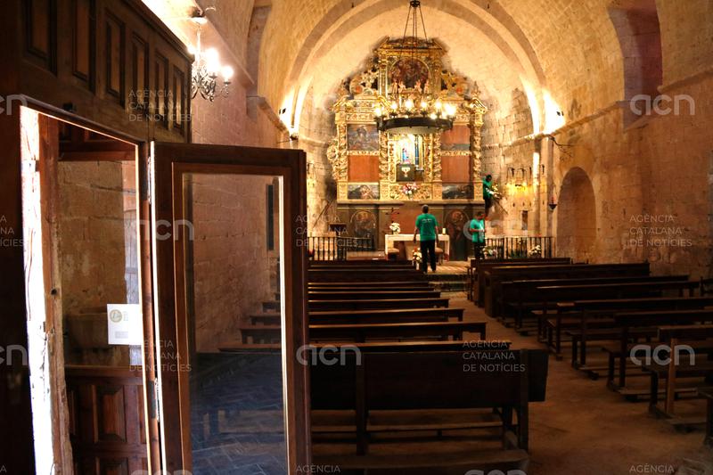 Reobre l'església de Siurana al públic amb un centenar de visitants al dia després d'una petita adequació