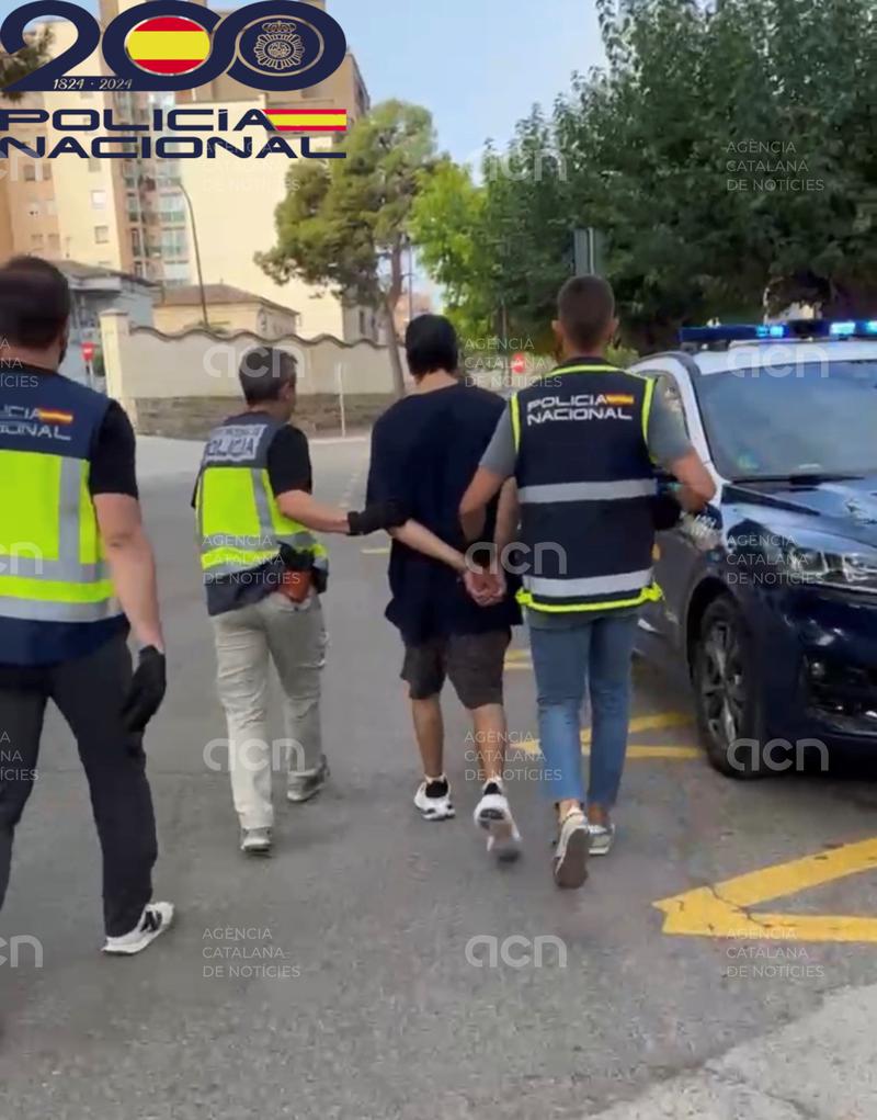 La Policia Nacional deté a Lleida un fugitiu buscat al Regne Unit per lesions greus