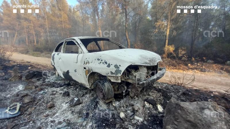 Detenen el propietari del cotxe calcinat que hauria provocat l'incendi de Castellví de la Marca