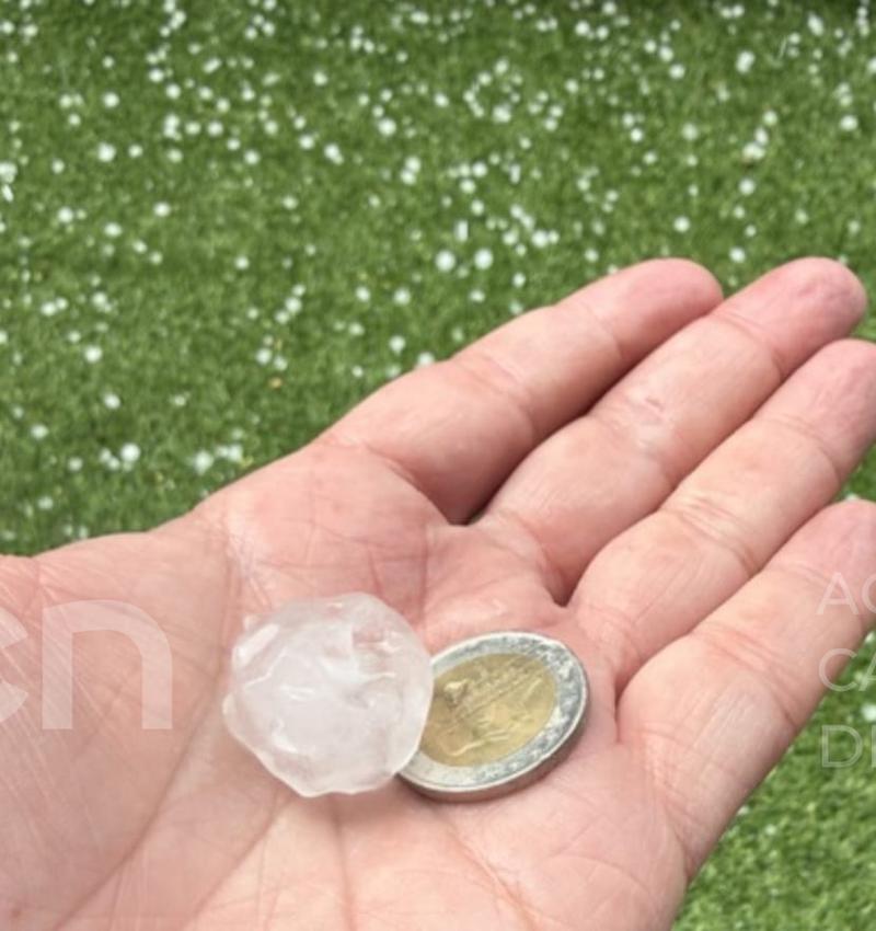 Tempestes acompanyades de pedra afecten cultius de fruita del Segrià
